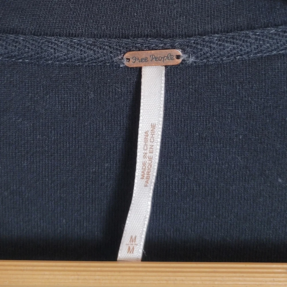 Anthropologie Free People Ruby Jacket in Incense Washed Black - Picture 7 of 14